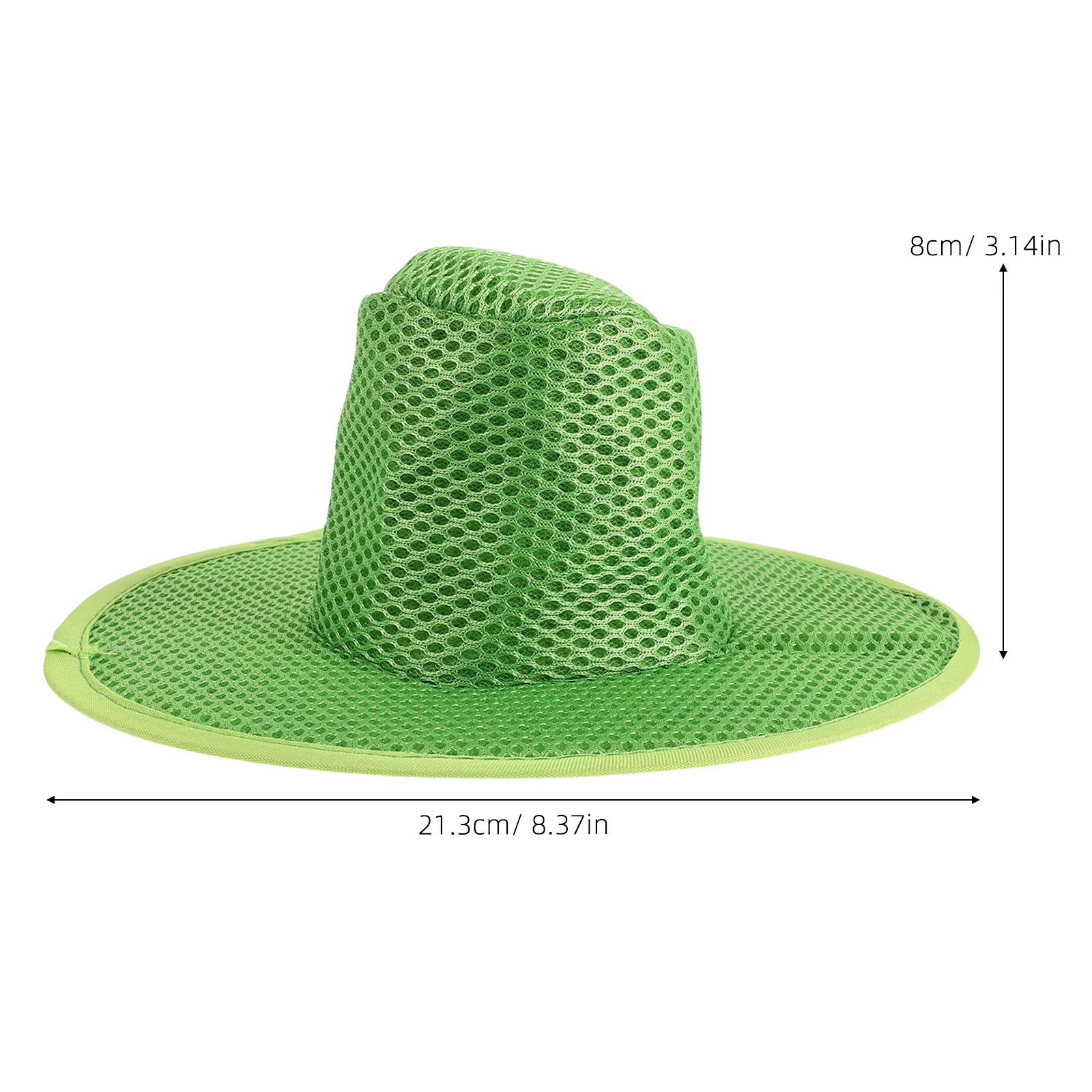 Korean Top Hat Green High Crown Joseon Official Hat Ribbon Wide Brim Flat Top Mesh Costume Headwear Cultural Shows Cosplay