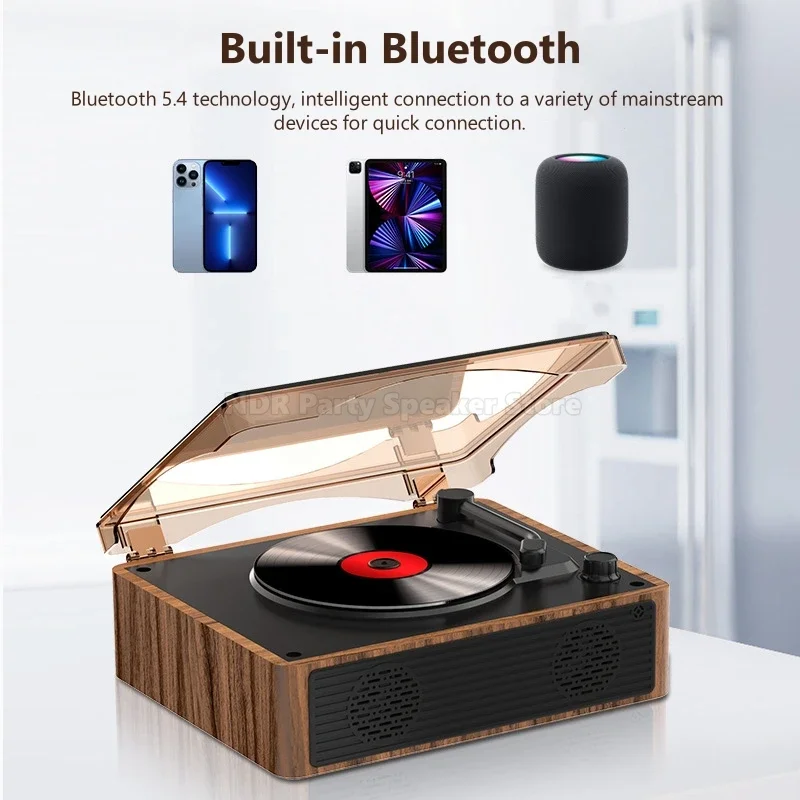 

Integrated CD Machine Retro Elegant CD Player Portable Home Blue Tooth Speakers High-fidelity Lossless Audio Enthusiast Player