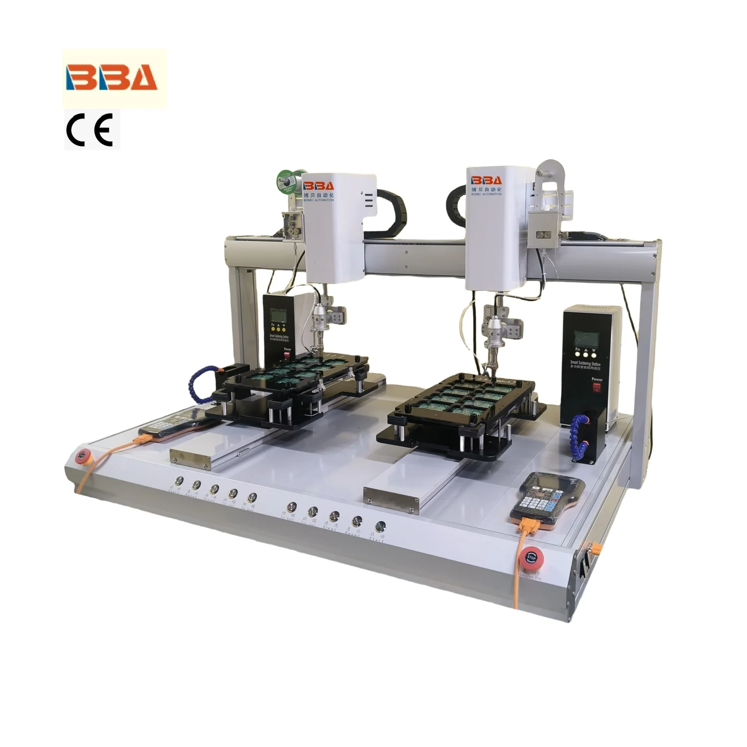 BBA Desktop Dual-head Soldering Machine Quick Heating Soldering Robot Automatic Soldering Tool For Electronics Manufacturing - view 3