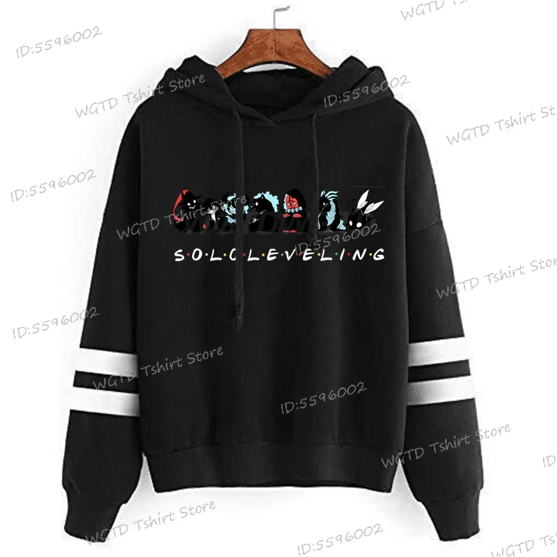 Unisex Solo Leveling Sweatshirts Anime Fans Gifts Cartoon Classic Street Style Hooded Shirt Solo Leveling Manga Pullover Hoodie