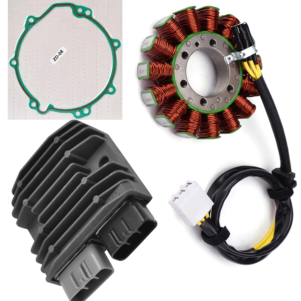 

Motorcycle Magneto Stator Rectifier Gasket Set For Kawasaki ZX1400 ZZR1400 2006-2017 ZX 1400 Ninja ZX-14R ABS 2012-2021