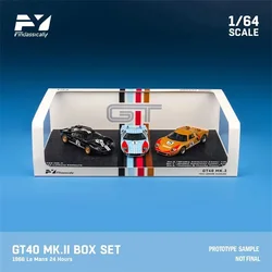 (Pre-order) Findassically 1:64 GT40 Mk.l 1968 Le Mans 24hr cars set limited200 Diecast Model Car