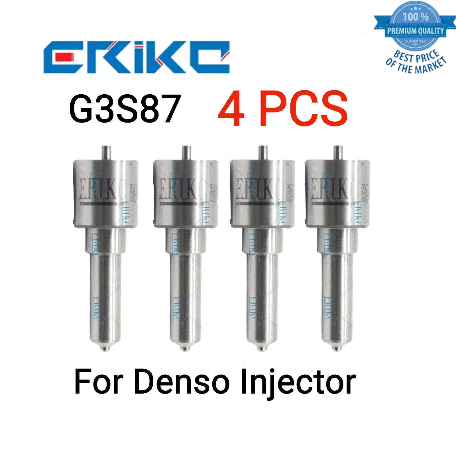 

4 PCS G3S87 Fuel Jet Nozzle Assy G3s87 Industry Spray Nozzle Common Rail Spare Parts nozzle for Denso Injector