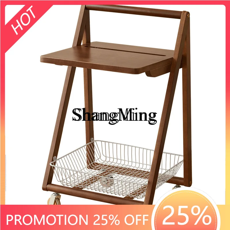 

ZYY exquisite advanced medieval solid wood sofa edge few removable home living room sofa side cabinet bedside cart