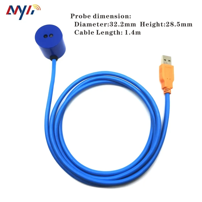 Imagem -03 - Usb para ir Redefinição Magnética Invisível para Kwh Meter My001-b Iec6205621 Iec1107 Dmls Leitura de Medidores de Gás