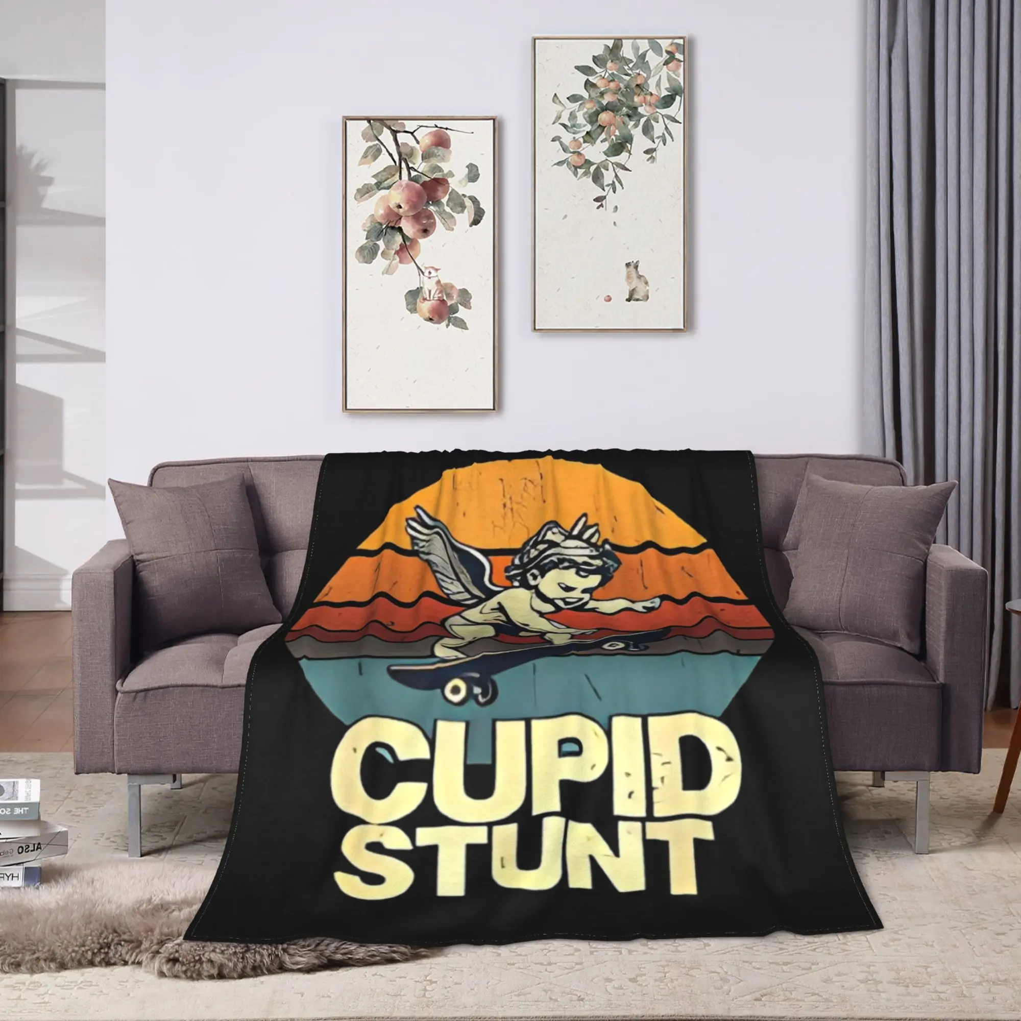 The Latest Blanket From Cupid in 2025 Warm Novelty Plush Throw Blanket For Couch Chair Travel Office Flannel Bedspread Bed Cover