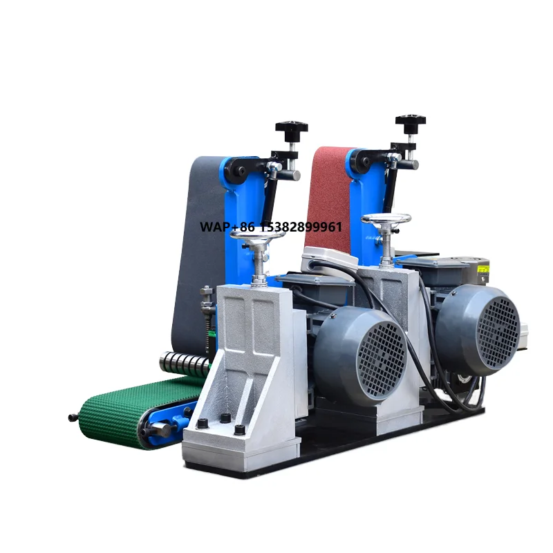 Small Automatic Stainless Steel Burr Grinding and Flat Polishing Machine