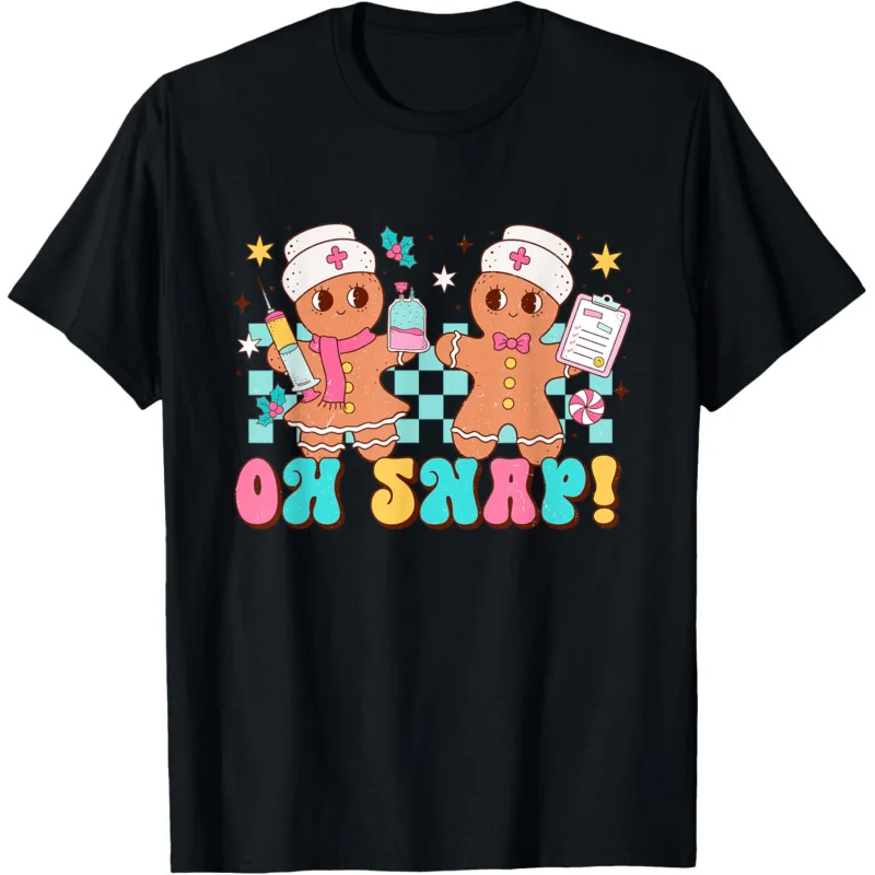 

Funny Oh Snap Gingerbread Cookie Christmas T-Shirt