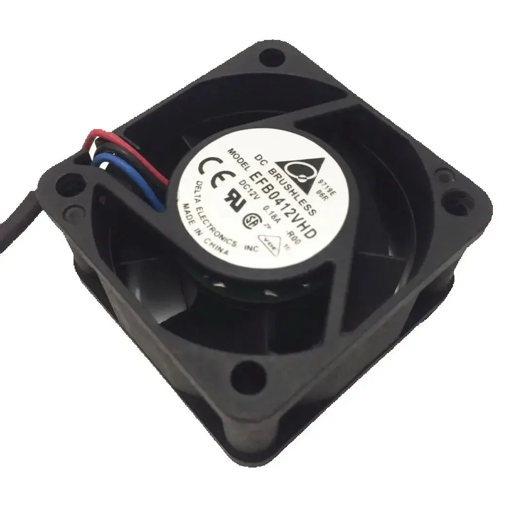 

Delta Electronics EFB0412VHD R00 DC 12V 0.18A 40x40x20mm Server Cooling Fan