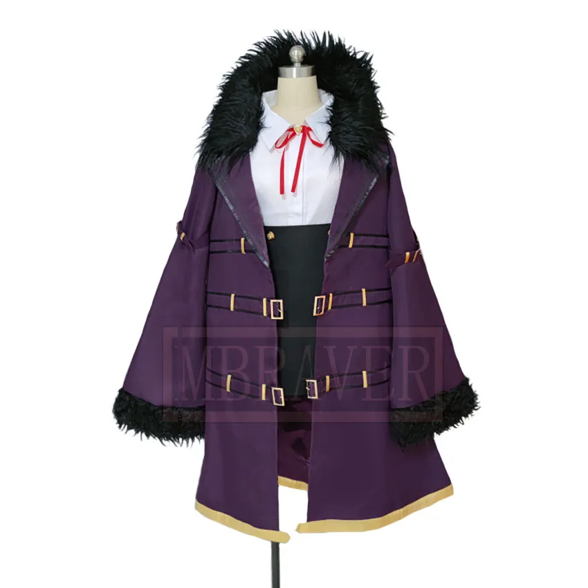 

2023 Game Blue Archive Rikuhatima Aru Uniform Cosplay Costume Halloween Christmas Party Only Overcoat