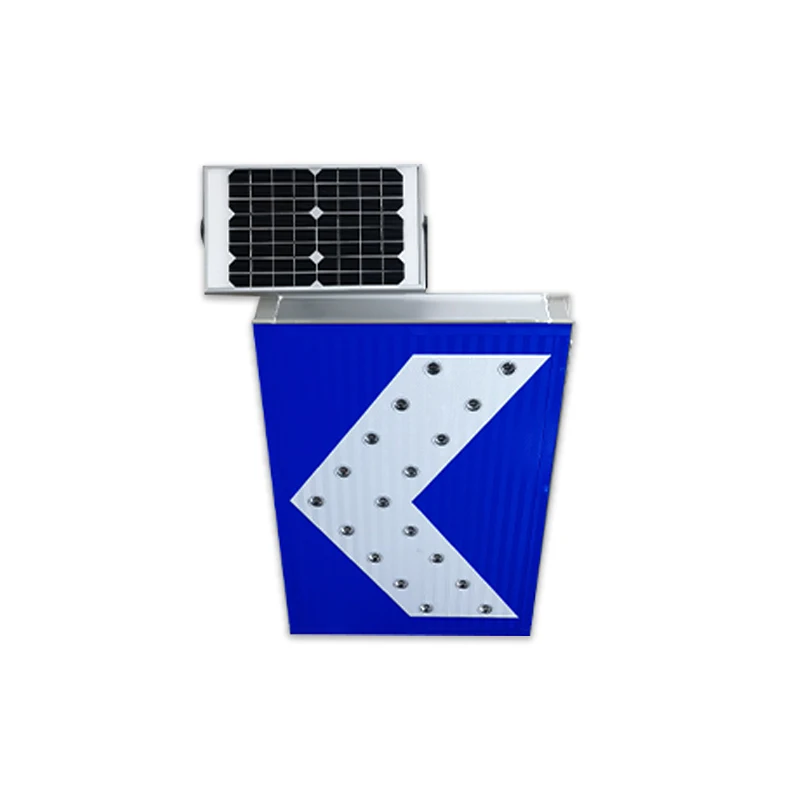 

Solar Construction Luminous Signs Multiple Lamp Beads Glowing and Flashing Road Signs