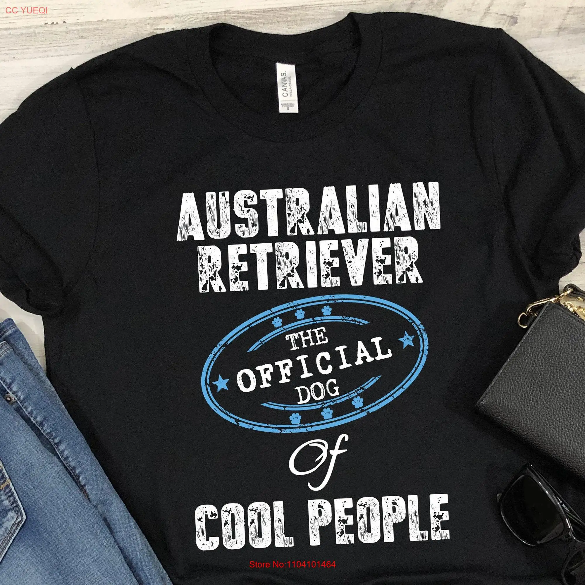 Australian Retriever T Shirt The Official Dog Of Cool People Funny Mom or Dad Lovers for Men and Women