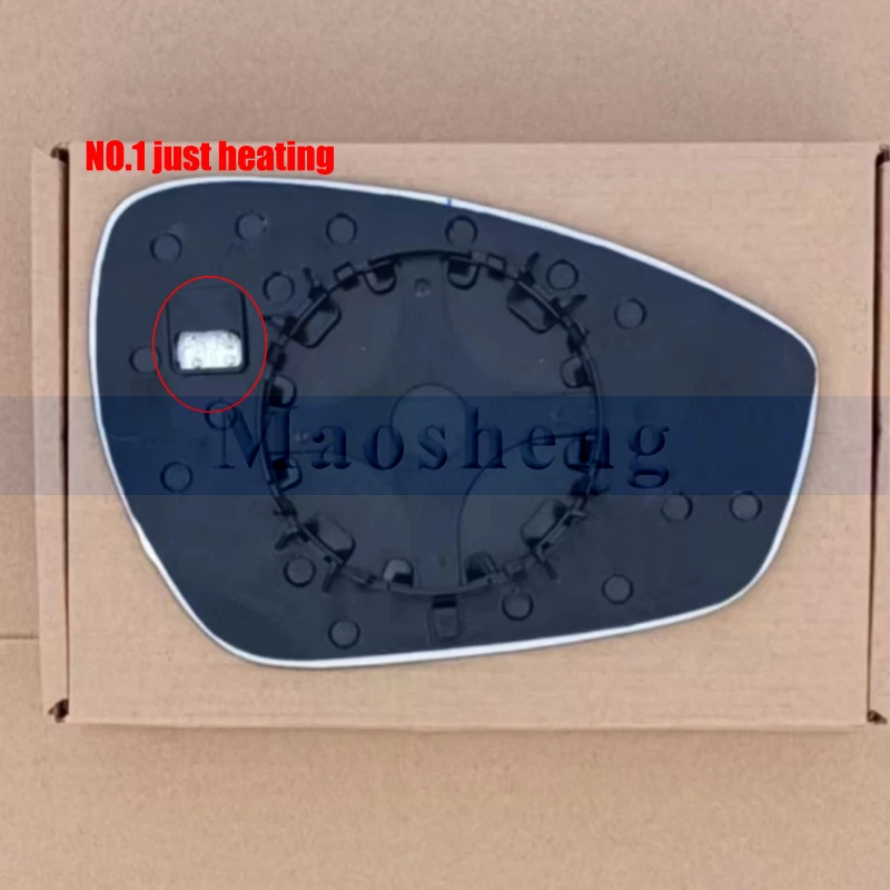 Maosheng White Glass Heating Rearview Mirror Glass Lens For Chery OMODA C5 2022-2024 Side Mirror Lens Glass With Blind Hole