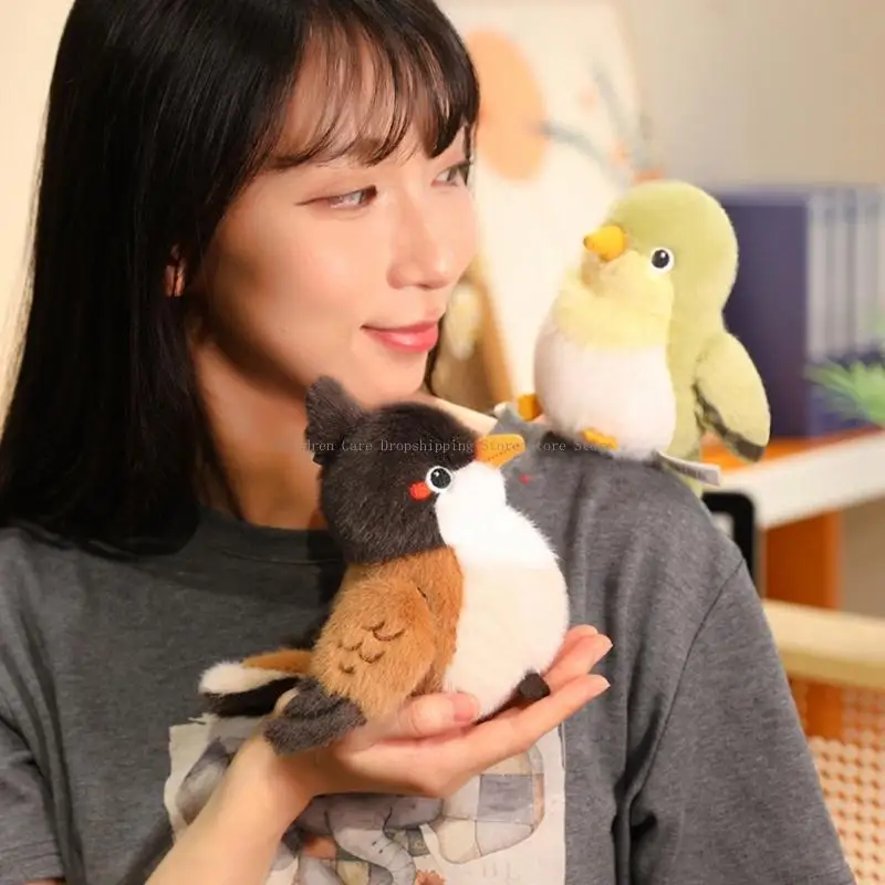 Urocza lalka Furry Bird z magnetyczną konstrukcją Idealny prezent dla dzieci, miłośników zwierząt i przytulnych dekoracji