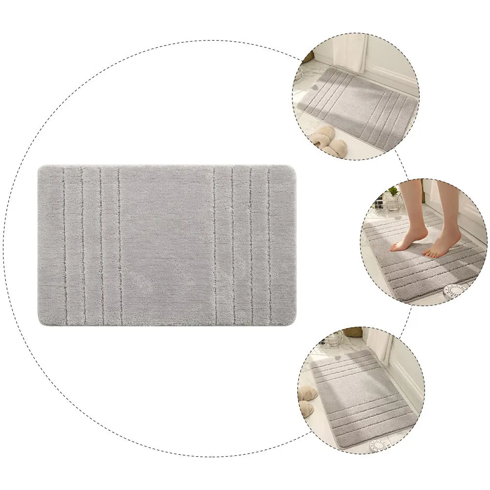 

High-Class Thick Anti-Skid Bathroom Mat Water Absorption Home Decoration Floor Pad Exquisite Workmanship Stylish Warm