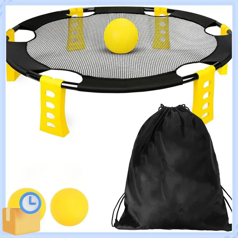

ABTK-Game Set For Beach, Yard Complete Kit For Adults Includes Ball, Net And Carrying Bag