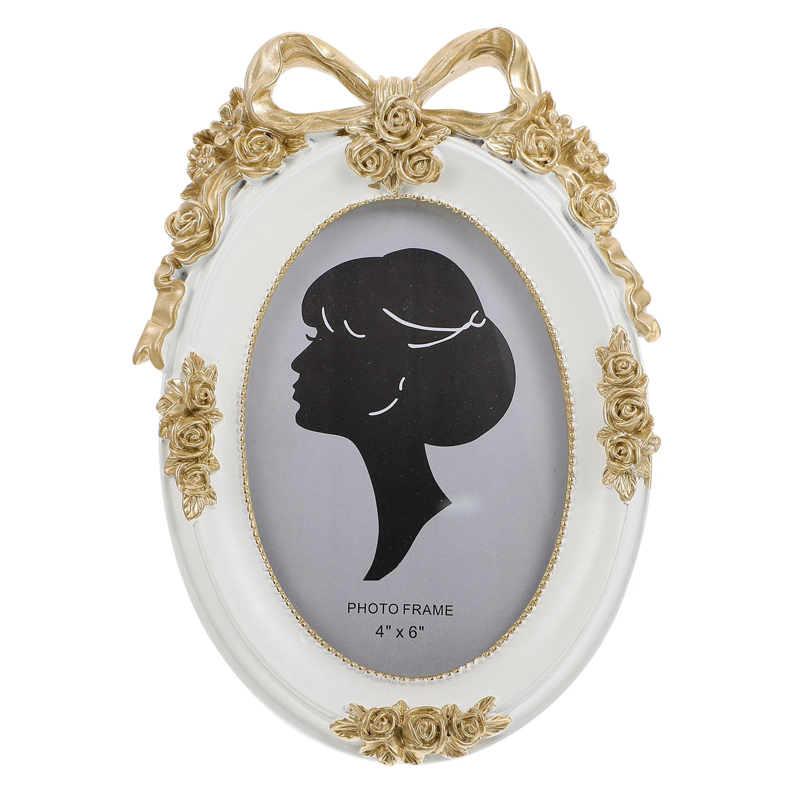 

Elegant Vintage Photo Frame Resin Made Tabletop Decor for Home Wall-Free Hanging Display in Living Room Bedroom