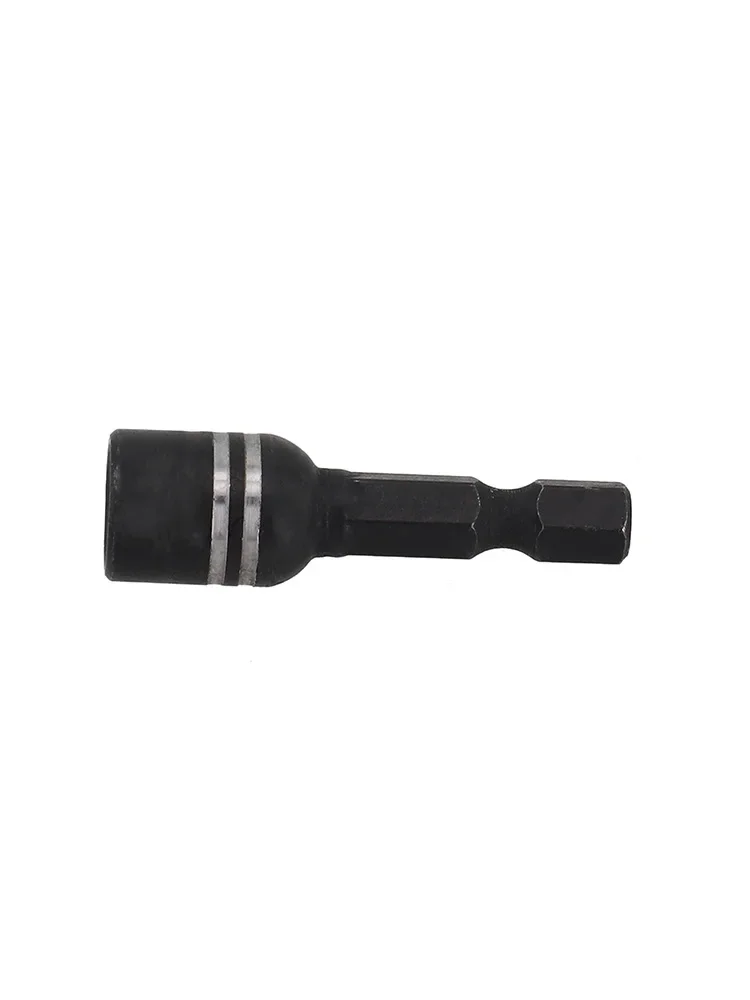 8mm Hex Socket Adapter With Magnetic Nut Driver And 1/4inch Hex Shank For Power Screwdrivers And Pneumatic Tools