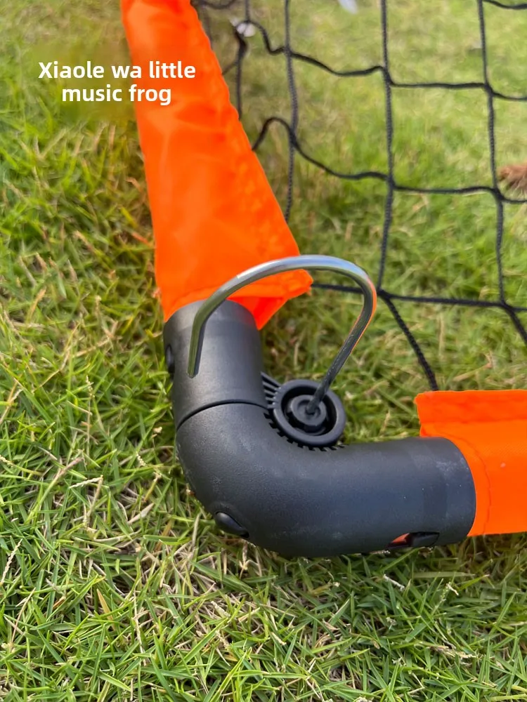 هدف كرة قدم محمول للأطفال على شكل ضفدع صغير للتدريب الرياضي في الهواء الطلق، إطار نشاط تفاعلي ممتع للآباء والأطفال