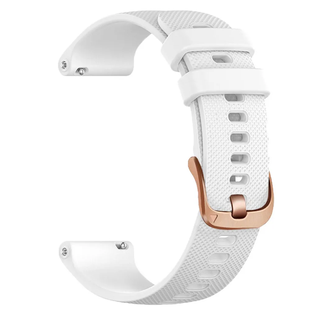 Ремешок для часов 18 мм 20 мм для Garmin Forerunner 165 55 645 245 Vivoactive 4S Vivoactive 5 3 Venu Sq 2 Plus, силиконовый ремешок, аксессуары