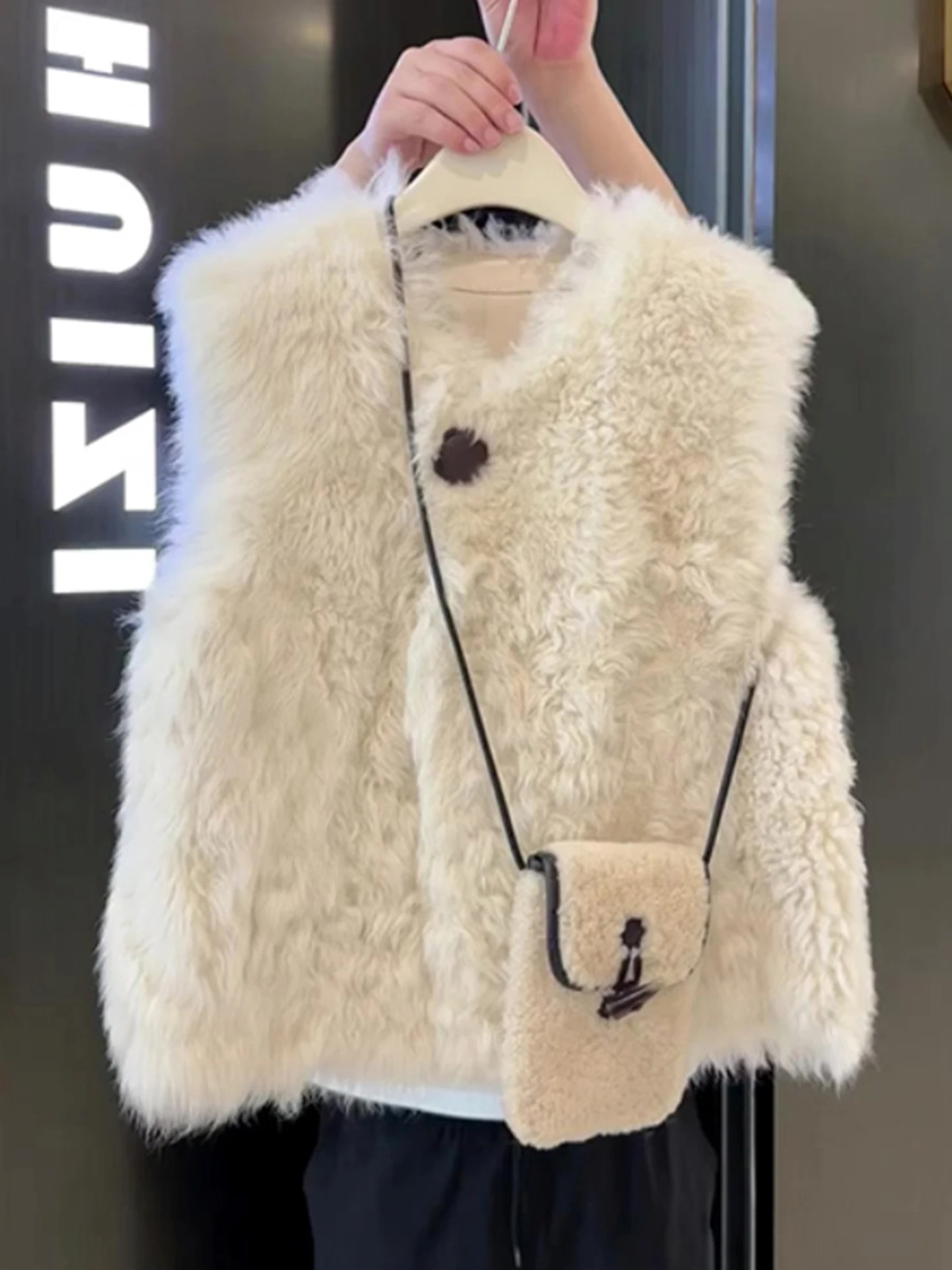 

Цветной свитер Sli, модный многослойный женский модный жилет для похудения на зиму 2025 года, бренд Poetic Lin