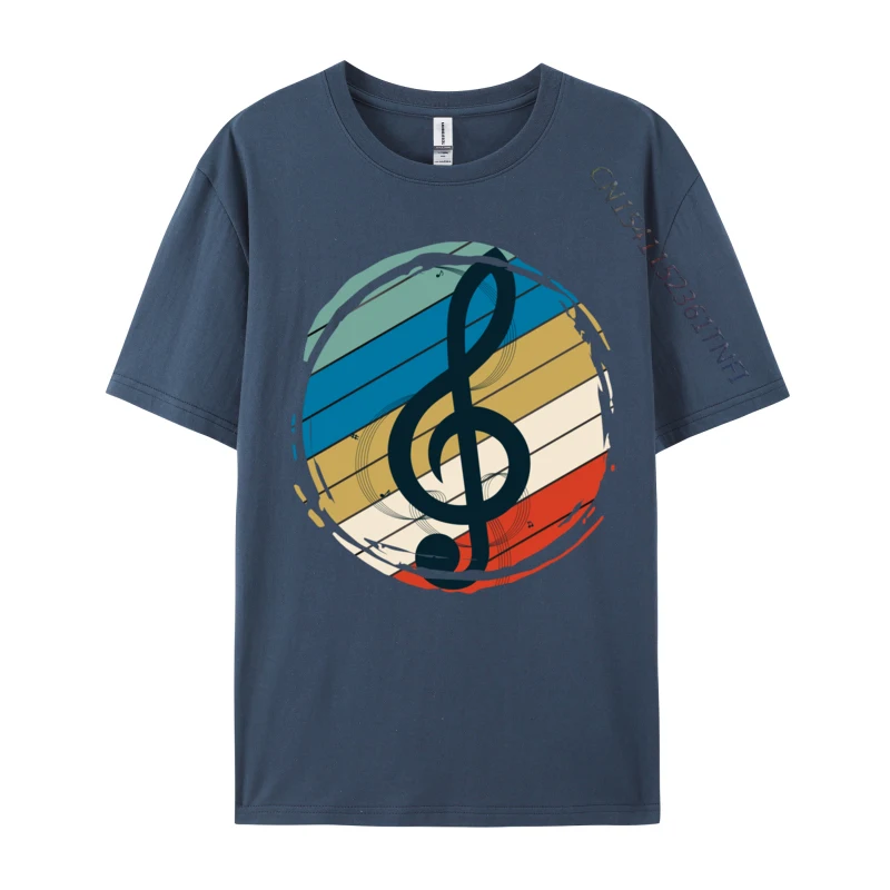 Retro Musical Note Treble Clef Musician Composer Music Brand Crazy Geek T Shirt Cotton Man Tops T Shirt Geek T Shirt Wholesale