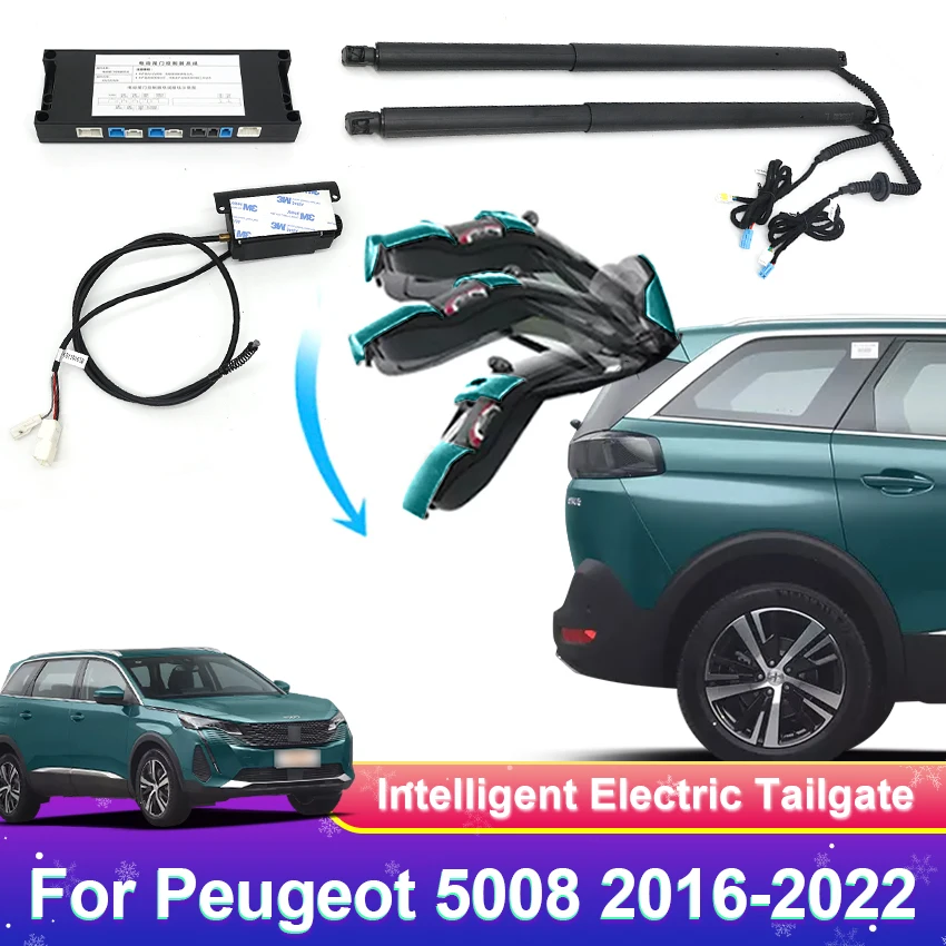 Car Electric Tailgate Modified Auto Tailgate Intelligent Power Operated Trunk Automatic Lifting Door For Peugeot 5008 2016-2022