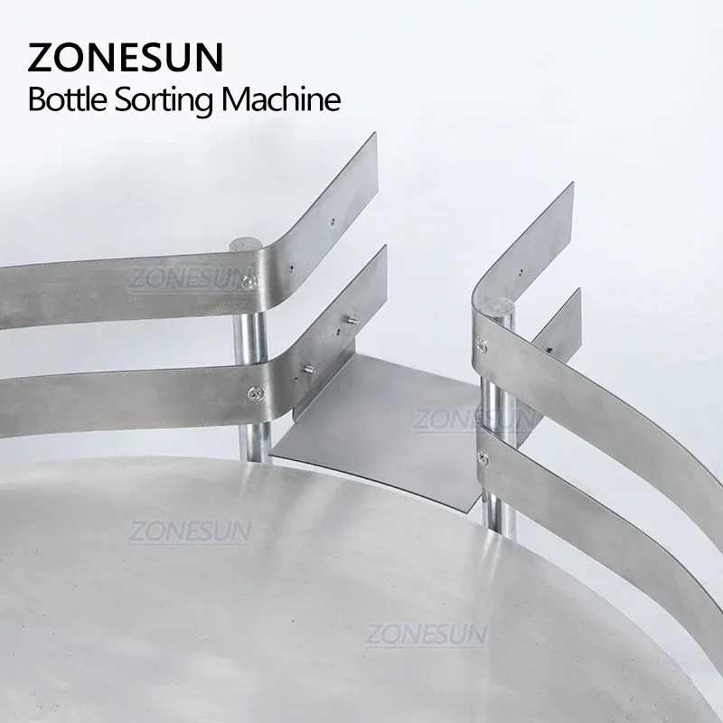 ZONESUN ZS-SP600Z Автоматическая вращающаяся круглая пластиковая банка для бутылок, сортировочная машина с поворотным столом для производственной линии