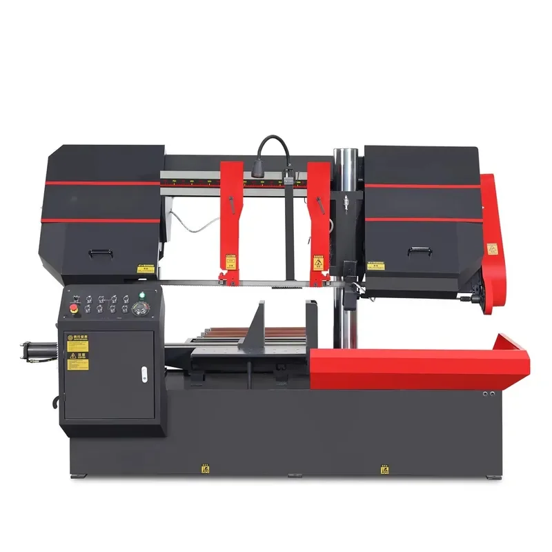 Semi-automatic CNC Motor and Engine Horizontal Industrial Band Saw Machine - High Safety for Engineering Machinery