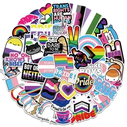 10/30/52pcs Nonbinary Pansexual Transgender bisessuale asessuale Pride Stickers LGBT fai da te Skateboard Phone moto Cool Sticker