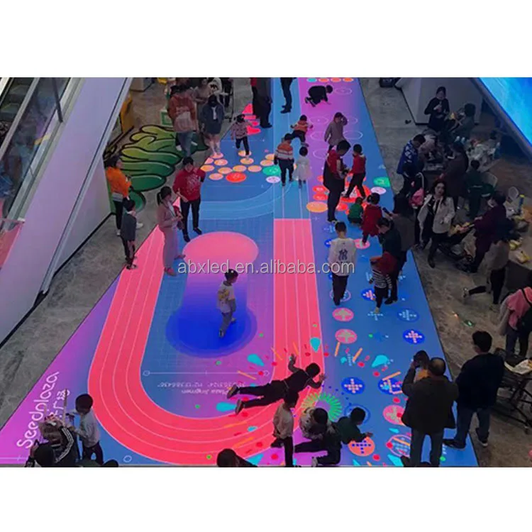 Easy Installation Floor Led Display Top Selling Video Interactive Dance Mat Led Floor Panel Screen