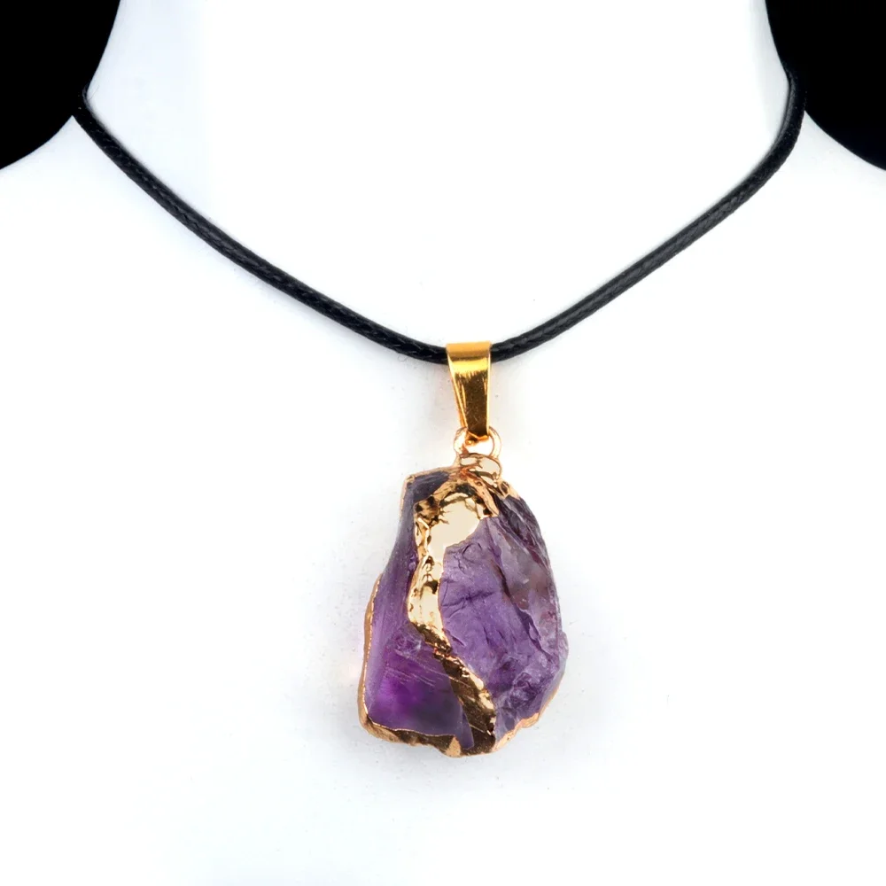 Natural Irregular Shape Stone Pendants for DIY Jewellery Making