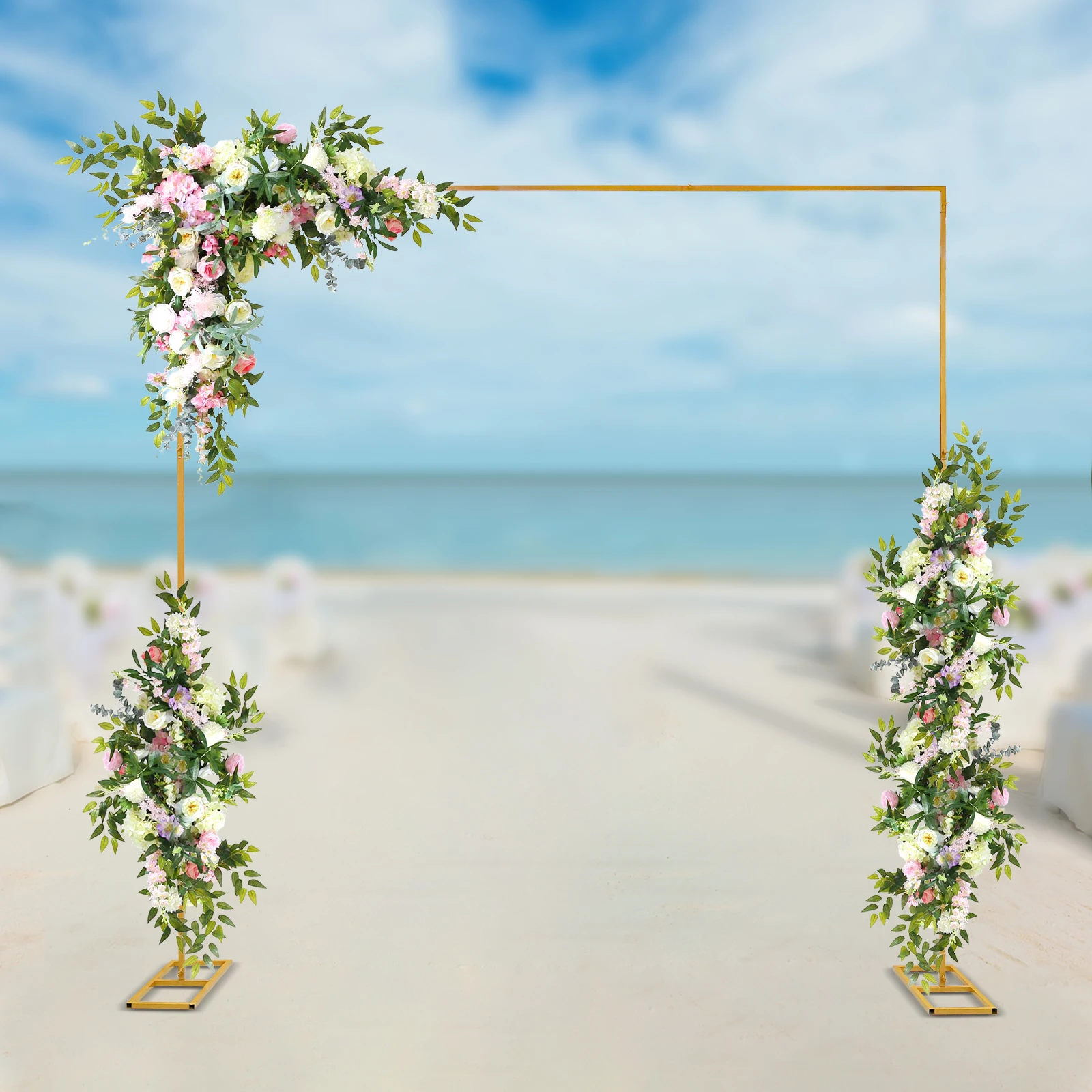 

3*3M Wedding Background Arch Frame Iron Flower Balloon Stand Backdrop Venue Decoration Party