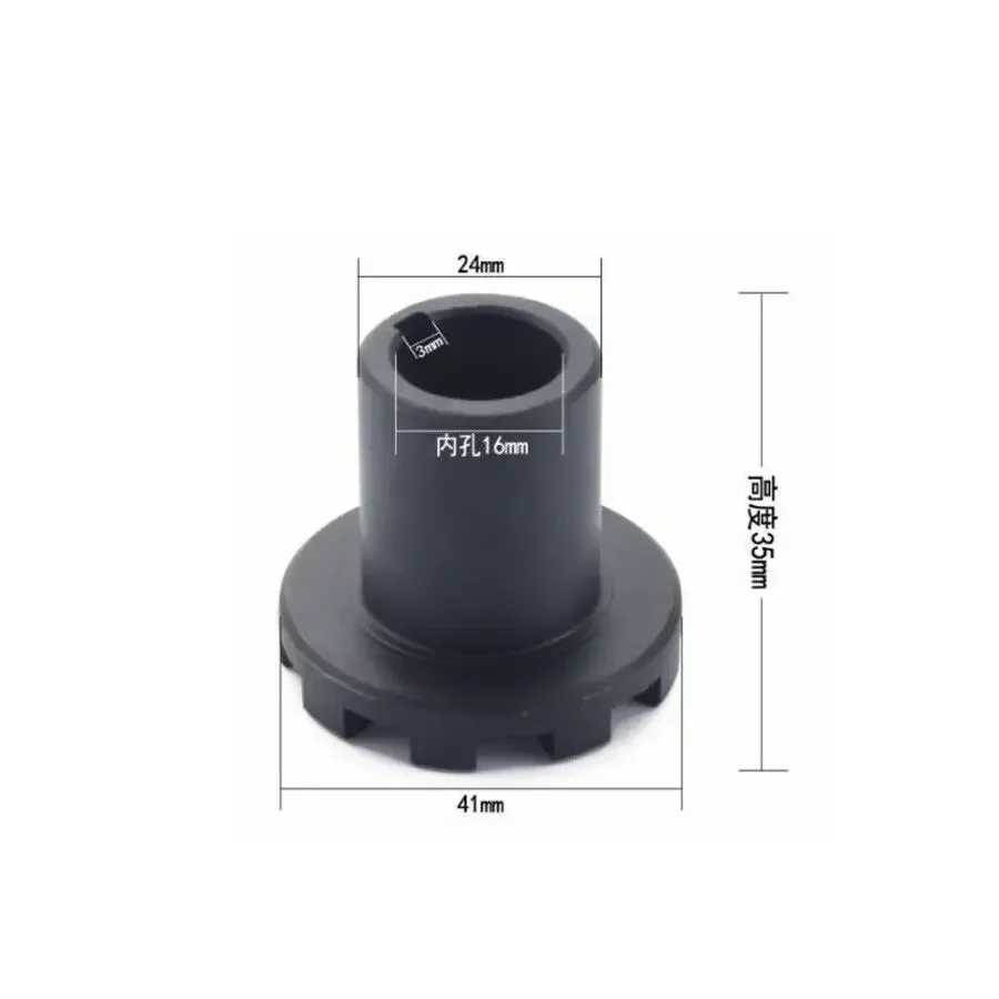 Imagem -03 - Cnc Milling Machine Part Eixo de Engrenagem do Moinho Dentes Inserção Chave de mm C85 Novo 1pc