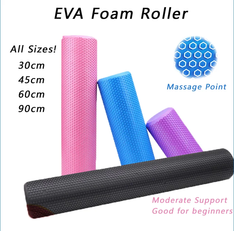 Foam Roller EVA Yoga Roller Massage Point Roller Fitness Gym Exercise Roller Relaxing Muscle Multiple Size