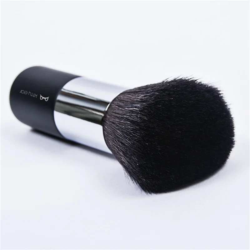 Loose Powder Makeup Brush Pressed Powder Blush Blending Facial Contour Brush Goat Wool Wooden Handle Multifunctional Makeup Tool