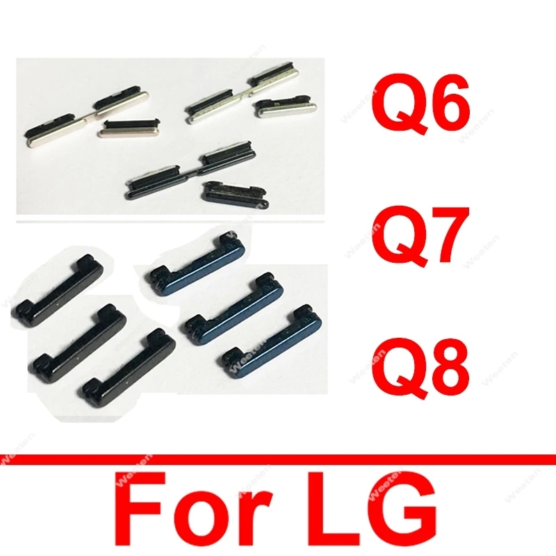 Power Volume Side Buttons For LG Q6 Q7 Q8 Q9 On Off Power Volume Small Side Keys Repair Parts