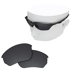 OOWLIT Polarized Replacement Lenses for Oakley Flak Beta Asian Fit OO9372 - 64mm Sunglasses - Multi Color