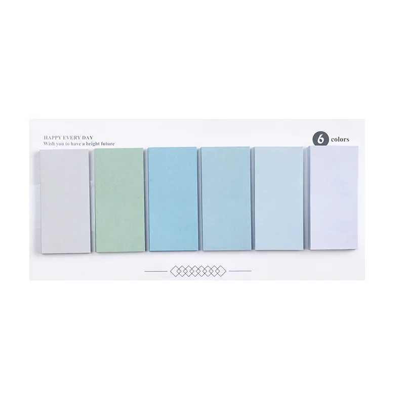 120 Sheets Gradient Color Ins Style Sticky Index Note Post Sticker Bookmark To Do List School Stationery Memo Pads Supplies