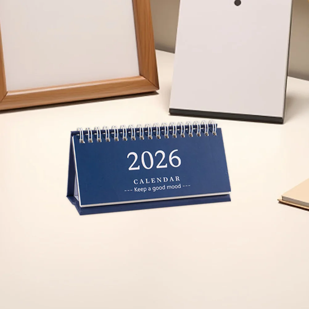 

Настольный календарь на 2026 год, 4 шт., минималистичный маленький стоячий планировщик, портативный офисный кабинет, домашний ежедневный ежемесячный органайзер, стоячий календарь