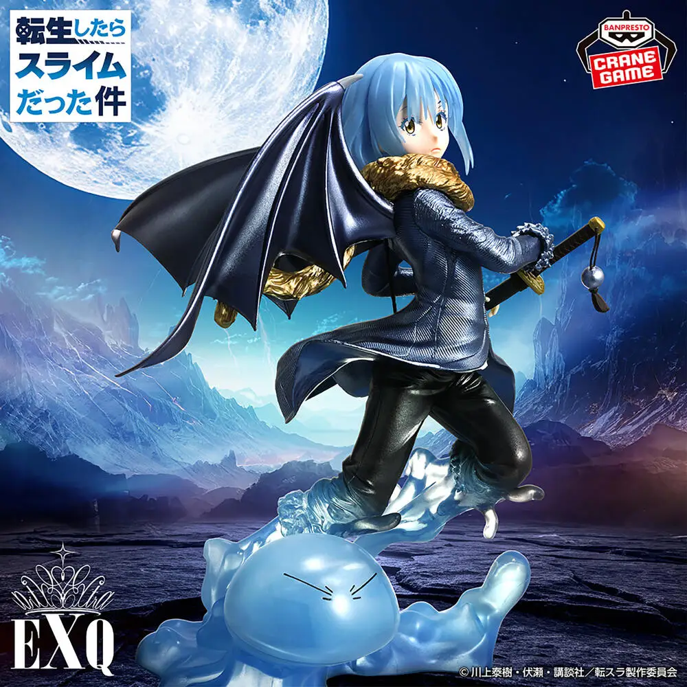 Figura Oficialmente Licenciada de Banpresto EXQ Metallic Color Rimuru Tempest, Anime That Time I Got Reincarnated as a Slime, Modelo de Juguete