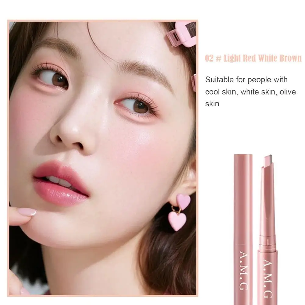 

1pcs Mulitfuntiona Double Ended Lying Silkworm Pencil Highlighter Makeup Pen Nude Liquid Contour Liner Eye Brightener