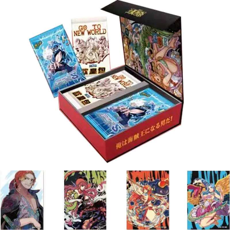 One Piece Collection Cards Booster Box New World Cruise Rare Anime Table Playing Game Board Cards