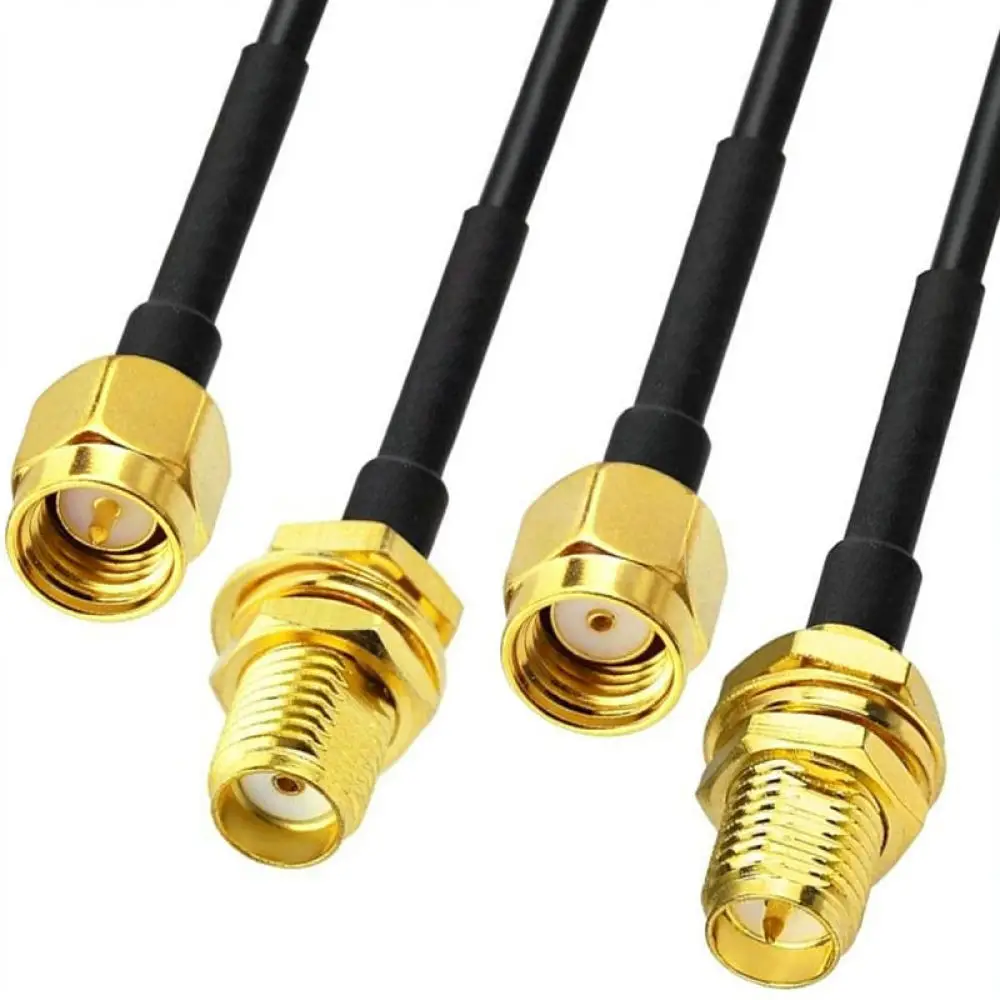 For JX SMA Male To Female Antenna Extension Cable Low Loss RF Coaxial Wire For Industrial Wireless Communication Device