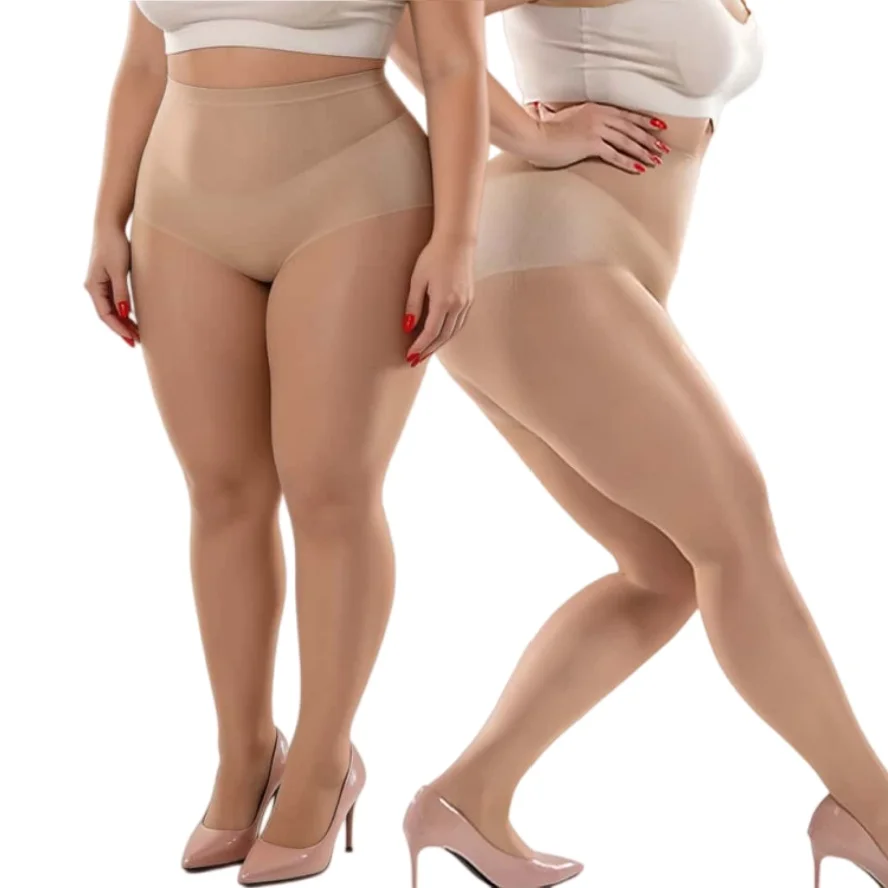 

2026 NEW Womens Slimming High Waist 15D Pantyhose Large Plus Size 3XXXL Stretchy Comfortable Leggings Summer stockings Tights