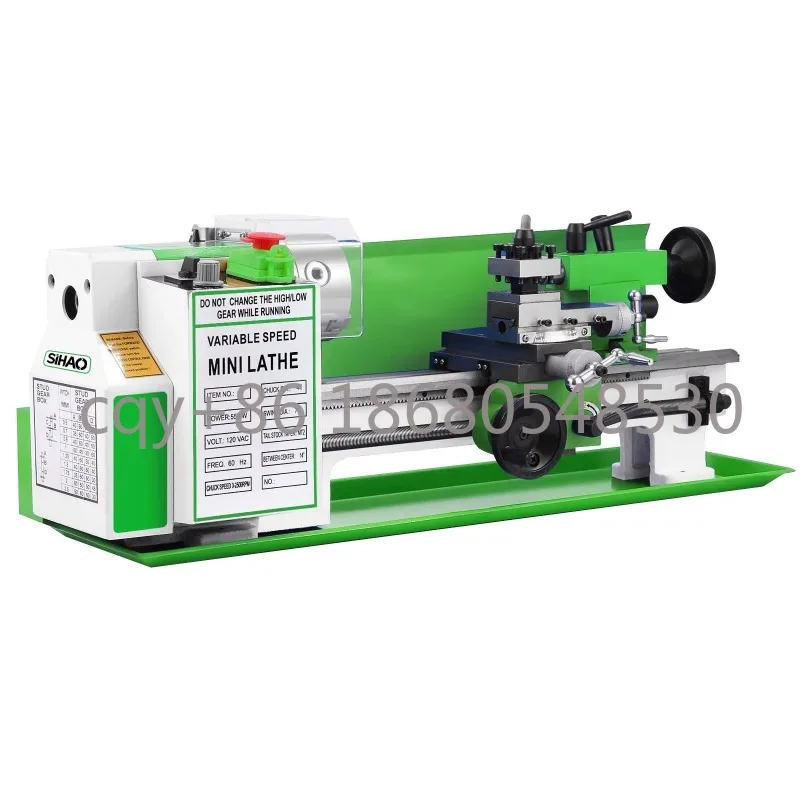 

PO Mini Lathe for Hobby With Full Metal Gear Multi-function Small Cnc Manual Lathe