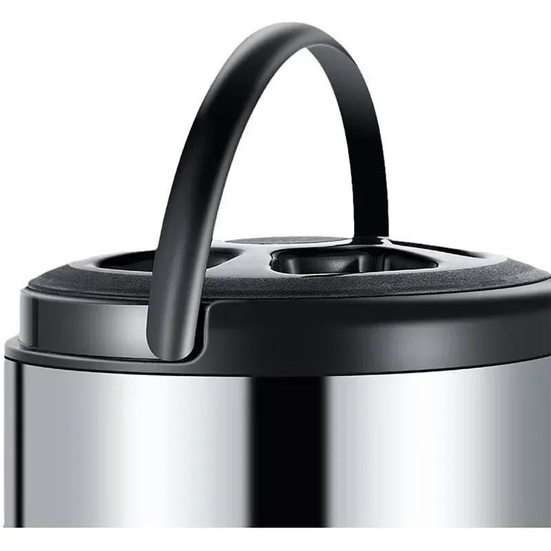 12L Stainless Steel Insulated Beverage Dispenser Kettle Dispenser for Hot Water Tea Milk Juice Silver