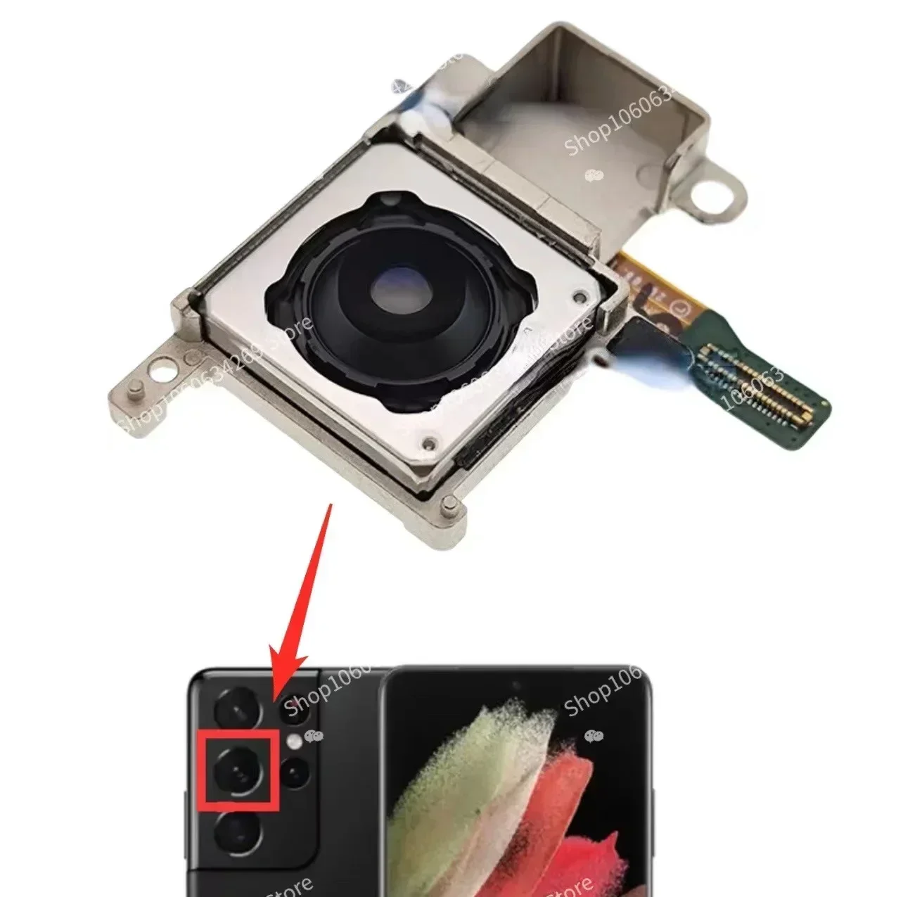 Rear Front Camera For Samsung Galaxy S21 Ultra 5G S21ultra G998 G998B G998U Main Telephoto Selfie Back Camera Module