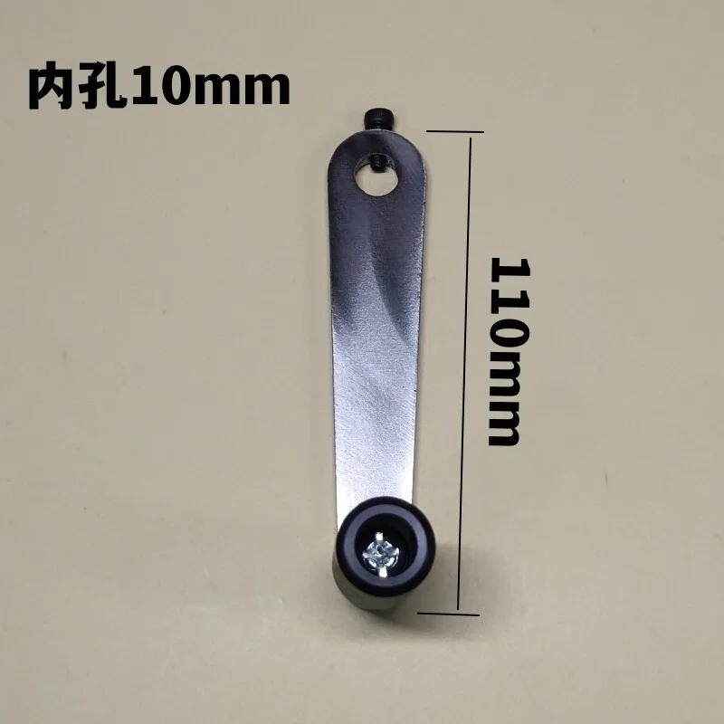 Stainless Steel Lifting Frame Crank Handle Machine Tool Crank Handle Round Hole Crank Handle Hole 10 Mm-12 mm