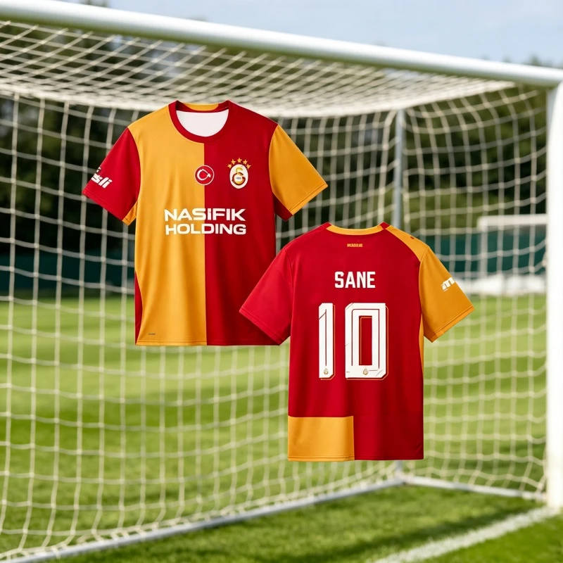2026-27 Rafael Leão #27 Victor Osimhen #45 Breathable Men's T-shirt Galatasaray Football Jersey Unisex Family Matching Kids Tees